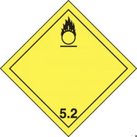 Accuform TDG PLACARD CLASS 5 273MM X 273MM TCP522FV100 TCP522FV100